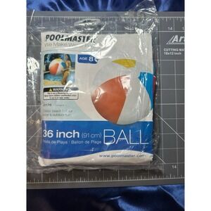 PoolMaster 36" Inflatable Vinyl Beach Ball 81176 91cm Diameter New/Sealed